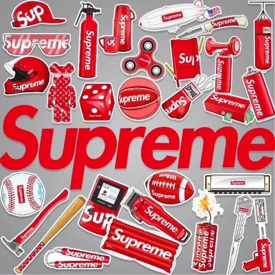 supreme stickers
